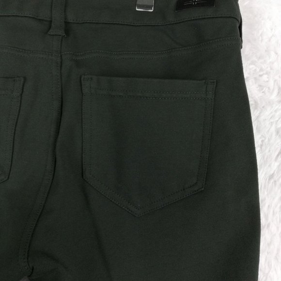 Liverpool Womens Pants Skinny Ankle Stretch Green Faux Pockets Mid Rise 6 - Picture 16 of 16